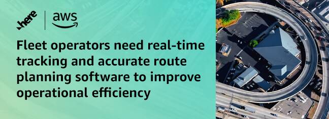 Real-time tracking and accurate route planning software to improve operational efficiency for fleet operators