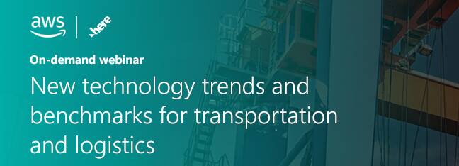 On-Demand Webinar: New technology trends and benchmarks for transportation and logistics