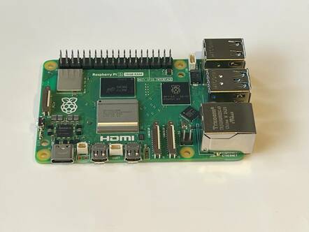 A 16 GB Raspberry Pi 5 board